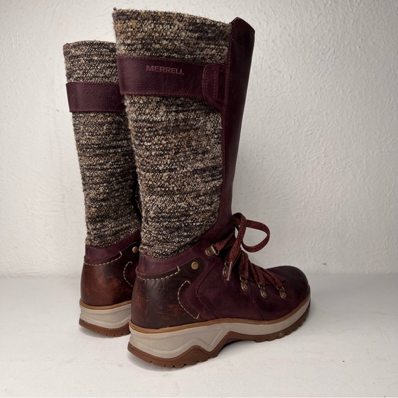 Merrell Eventyr Peak waterproof wine tall boot - Picture 5 of 10